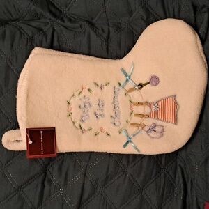 NWT St. Nicholas Square "Baby's First Christmas" Stocking